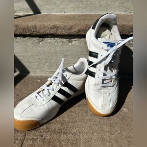🔥 Adidas Originals Samoa Retro Sneakers - White/Black/Gum - Women's Size 6.5 🔥